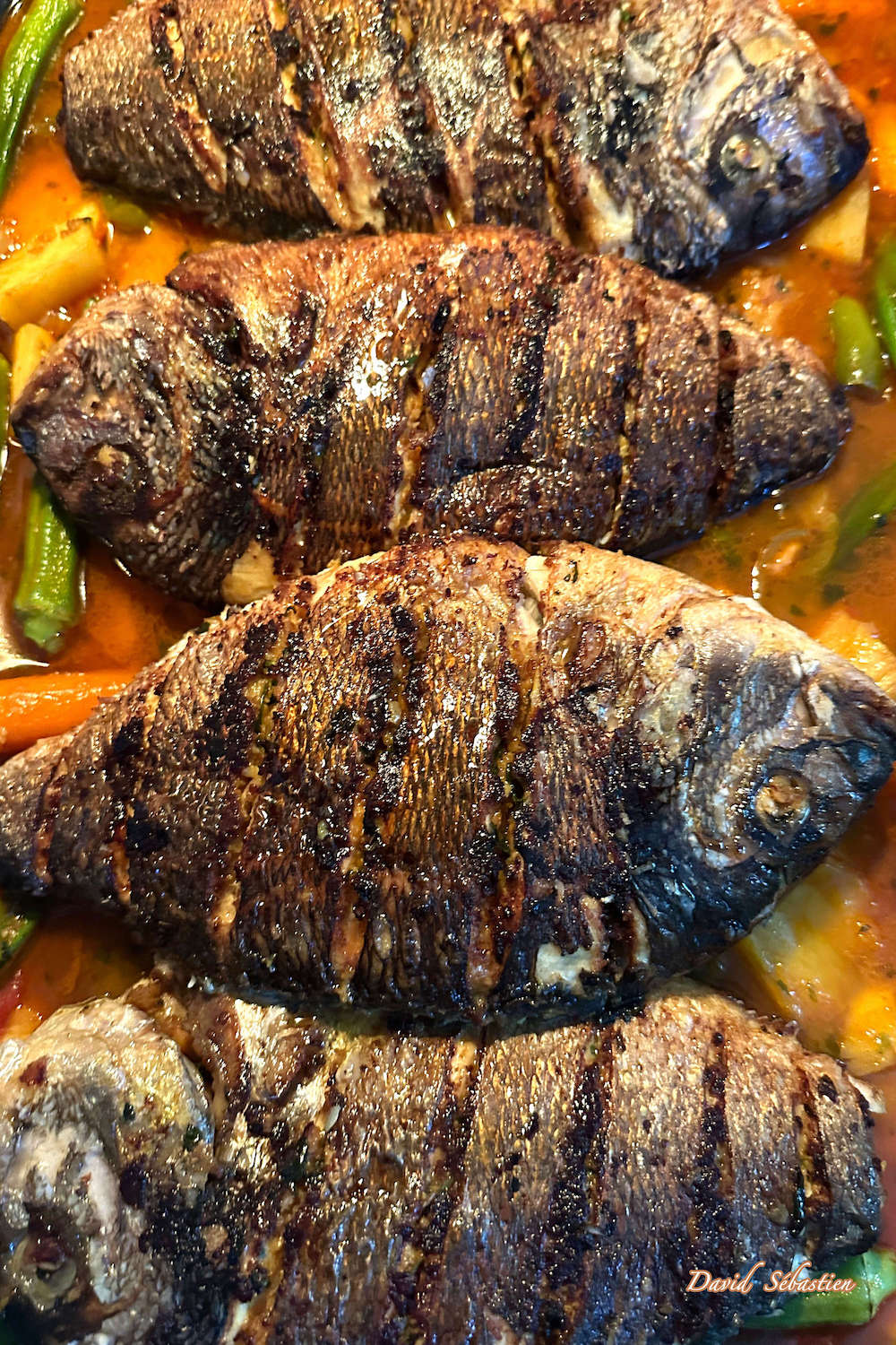 Cathdad créations Daurade à la Guyanaise