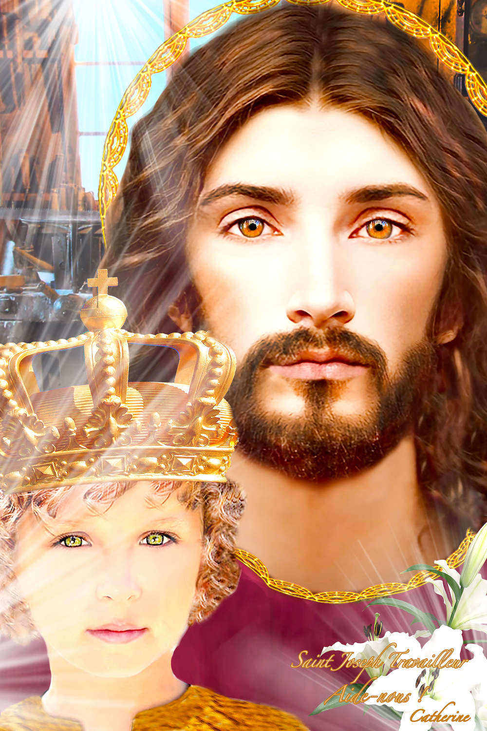 Cathdad créations Saint Joseph Travailleur