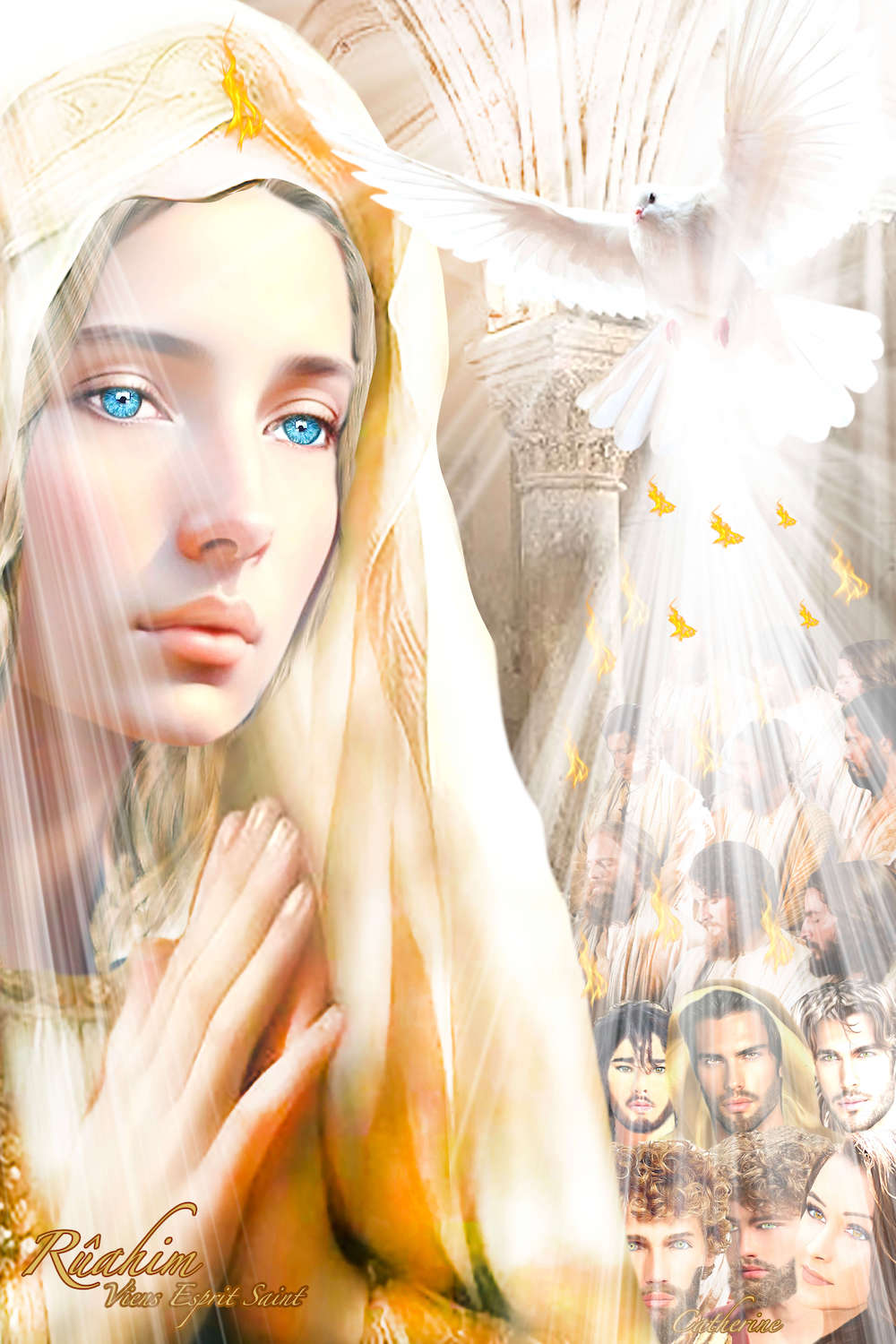 Cathdad créations RÛAHIM, Viens Esprit Saint!